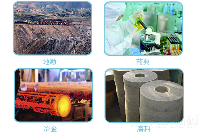 適用行業(yè):地堪，冶金，藥典,磨料