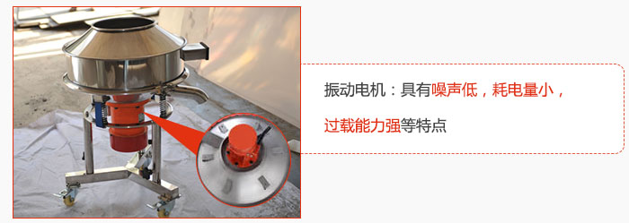 振動電機：具有噪聲低，耗電量小，過載能力強等特點