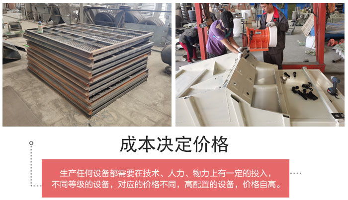 直線篩分機篩網(wǎng)，篩箱部件展示