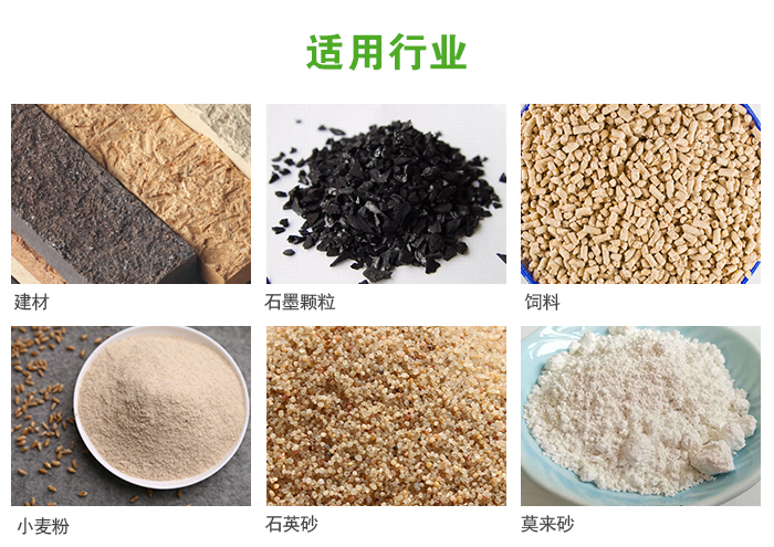 高頻振動篩主要用于化工，建材，石墨顆粒，飼料，小麥粉，石英砂，豆?jié){，果汁等各種物料的干法、濕法篩分、分級、脫水，過濾。